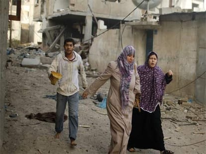 un try to stop war between israel and filistine