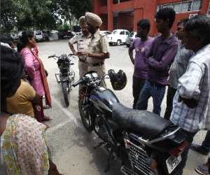 Collision of two motorcycles, death
