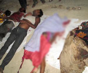 seven died in bus accident