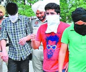 4 Robbers arrest by mohali police