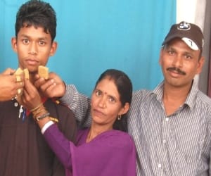 sanjay got 5th place in +2 merit list