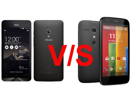 Asus Zenfone 5 Vs Moto G
