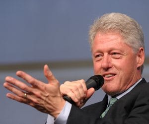 bill clinton visits lucknow