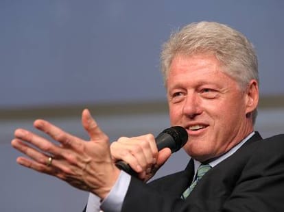 bill clinton visits lucknow