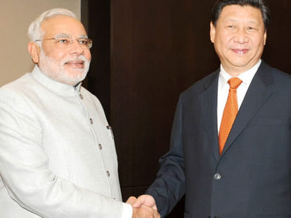 prime minister narendra modi met xizinping in brics