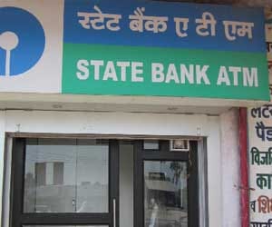 sbi atm uprooted in sirsa