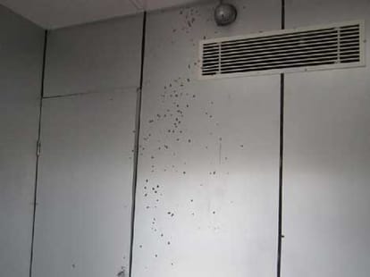 sbi atm uprooted in sirsa