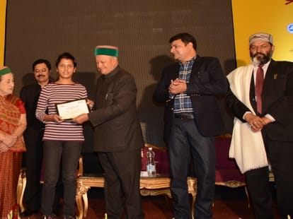 alent Awards Ceremony: CM felicitated by promising
