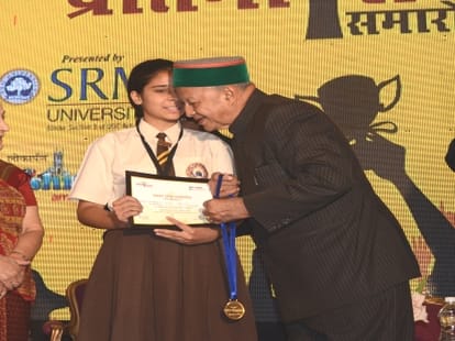 alent Awards Ceremony: CM felicitated by promising