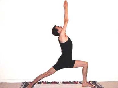 virbhadrasana for broad chest