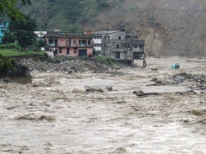 flood in kedarnath valley