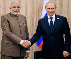 Russian President Putin to Meet Narendra Modi Today