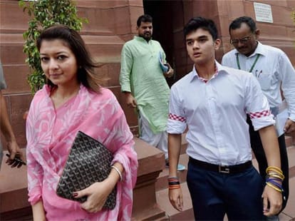Security laps in rajya sabha.