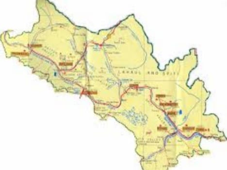 Udaipur in Lahaul Spiti, flooding, road flash away