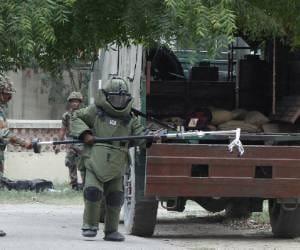 Explosive material recovered from Faridkot Cantonment in punjab