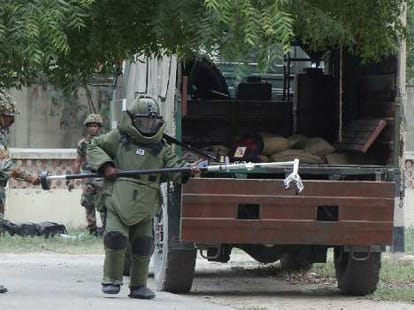 Explosive material recovered from Faridkot Cantonment in punjab