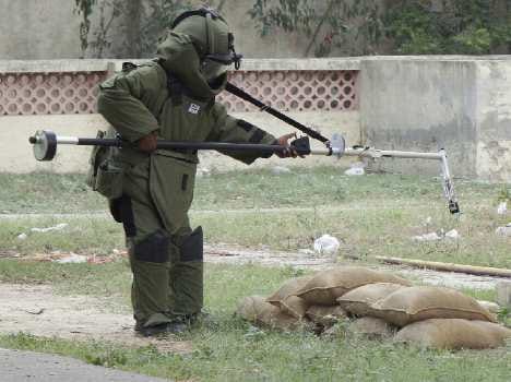 threatening of blasts at ramnagar