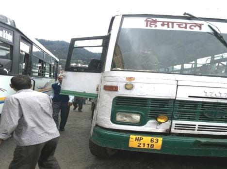 hrtc employees work to rule, strike.