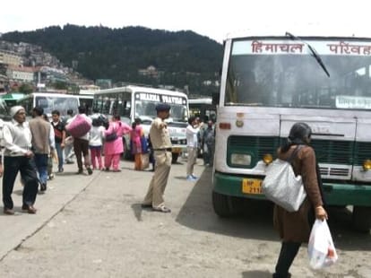 hrtc buses people Being charged more.