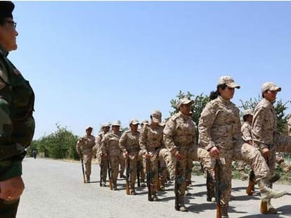 women fighters of kurd will ?face the isis 
