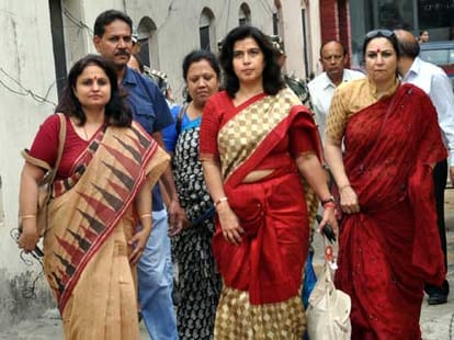 bjp upgrading women workers for mission 44