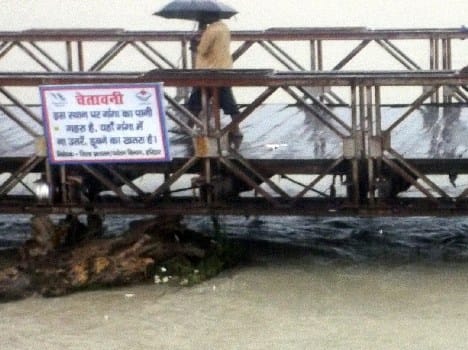 river ganga danger level in haridwar