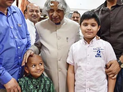 Ex-President Abdul Kalam Meeting with Google Boy Kautilaya