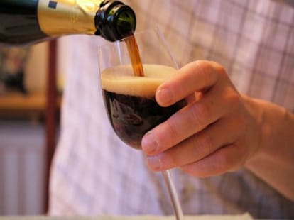 illegal alcohol was being served at the farm house of a Fashion designer.