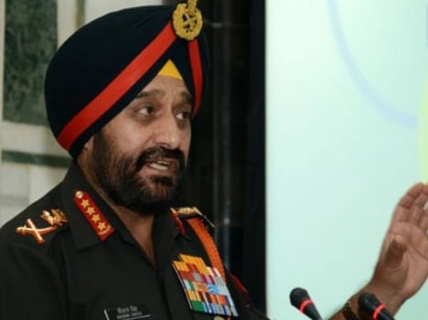 army chief Gen Bikram Singh arrived in Shimla