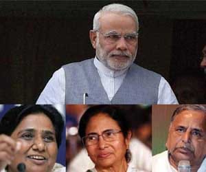 sp bsp and trinamool supporting modi govt in parliament