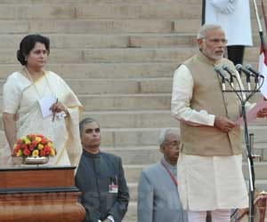 budget of modi oath ceremony