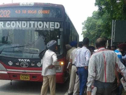 Diesal Auto Strike in Mohali, Chandigarh