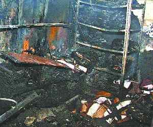 fire in chandigarh sector 17 Bank Square