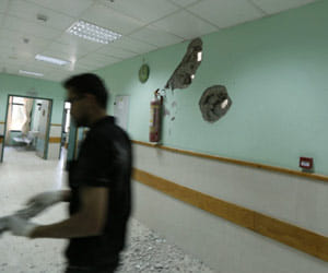 israel attacks in gaza's hospital