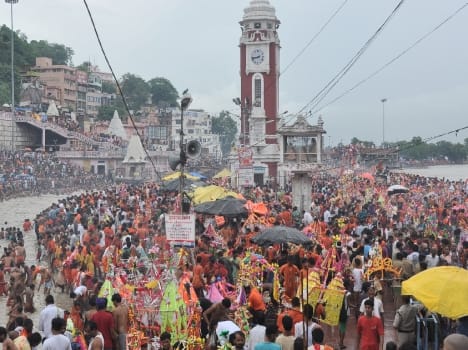 kanwar yatra in haridwar