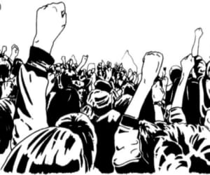 protest for Salary, transfer policy  in jammu