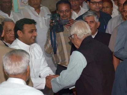 press conference of new governor