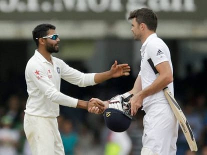 anderson threatened to Jadeja