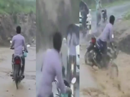 man washed away in Betul
