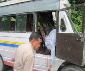 bus loot in haridwar