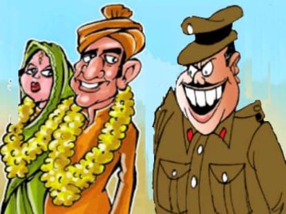 love couple attempt to suicide, police save them