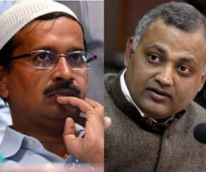 arvind kejriwal and somnath bharti again in trouble on rail bhawan case