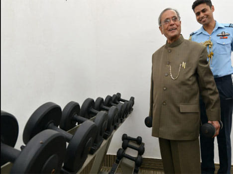 opened a Fitness Centre for Rashtrapati Bhavan staff 