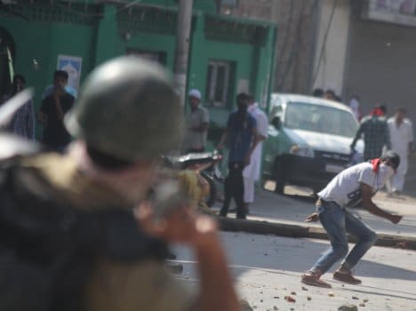 terrorist fled firing on sectrity personals