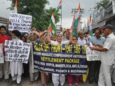 pojk refugee unleash protest march