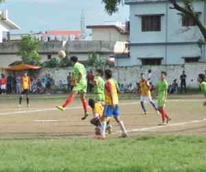 police boys wins one sided match. 