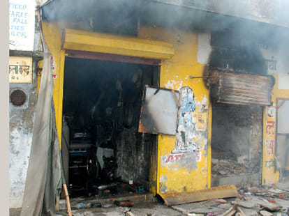 disturbance in saharanpur in curfew