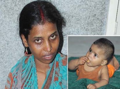Baby safe after falling from a 3 storey house