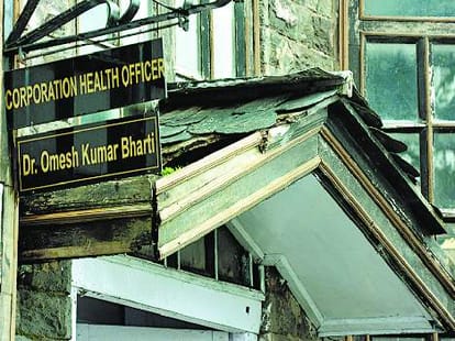 Heritage MC shimla office building is in bad condition