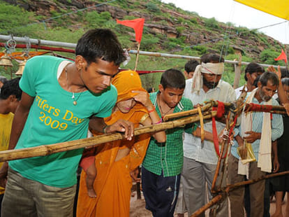 devi statue found in khaurapura up